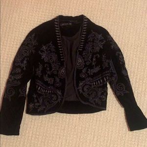 Velvet Embroidered Jacket